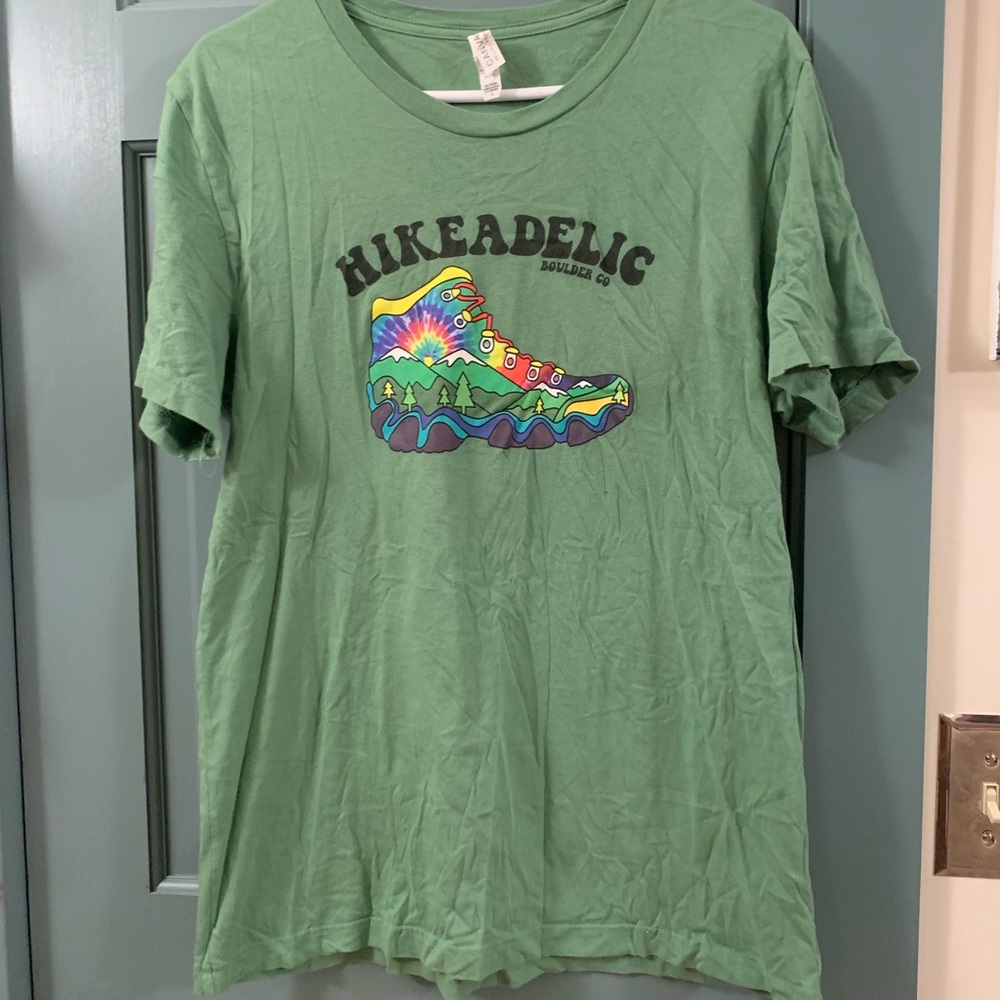 Bella Canvas "Hikeadelic" Men's Green T-Shirt (Bundle & Save)